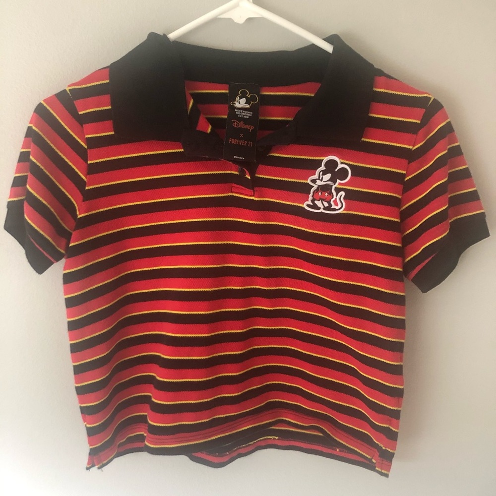 Forever 21 cropped polo